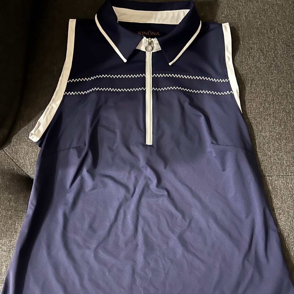 NWOT Kinona Navy Polo